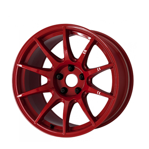 ล้อรถแข่ง ล้อแม็กซ์ 1 ชิ้น สีแดง ขนาด 17 18 นิ้ว 5x100 5x114.3 สำหรับ Subaru BRZ Nissan 350Z - Product Image 1