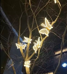 Tùy chỉnh thiết kế ngoài trời Led bướm năng động mô phỏng tốt nghiệp Ngày Valentine giáng sinh trang trí cảnh quan chiếu sáng - Product Image 2