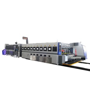Machine d'impression de cartons haute vitesse Huayu Machinery Equipment avec découpe, rainurage et collage intégrés pour l'emballage - Product Image 2