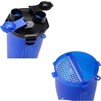 Mangeoire multifonctionnelle 2 en 1 pour animaux de compagnie Nourriture et eau Bouteille pliable en silicone pour chien Boire à l'extérieur Tasse à eau portable pour animaux de compagnie