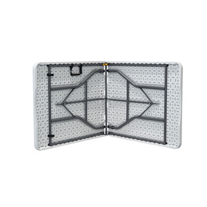 Mesa Dobrável de 1,80m para Exterior com Trava de Plástico e Revestimento em Pó com Design Robusto para Jantares, Casamentos ou Festas - Product Image 2