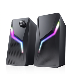 Speaker Electronic Gadgets <b>USB</b> 2.0 Desktop Subwoofer Laptop PC Powered Audio Computer Gaming Speakers - Product Image 1