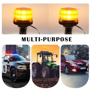 Faro estroboscópico superior plano R65 clase 2, luz <span class=keywords><strong>de</strong></span> advertencia permanente flexible ámbar 12/24V IP66, faro giratorio/flash para camión - Product Image 3