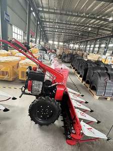 Machine de faucheuse automotrice pour mini fermes cultivateur à main pour riz blé sorgho herbe fraise alimenté par tracteur - Product Image 5