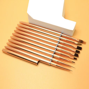 Stylo de traçage pour nail art en métal, gel UV, outil de dessin et de sculpture 3D - Product Image 4