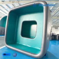 Piscine portable d'extérieur pour adultes avec canapé et sièges, piscine portable pour enfants d'extérieur