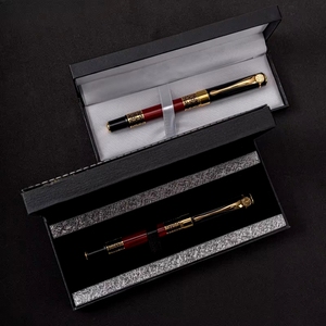 Stylo Roller Personnalisé Effet Bois Métallique pour le Bureau, Stylos Promotionnels pour Étudiants et Professionnels - Product Image 1