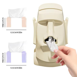 Modern Eco-friendly Plastic <b>Tissue</b> <b>Paper</b> Box Multi-functional Home Decoration Item Glasses Head-mounted - Product Image 6