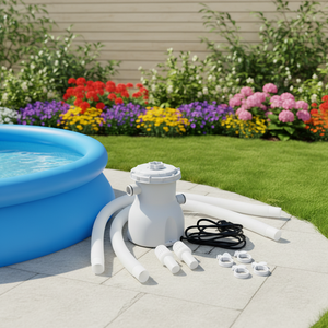 <span class=keywords><strong>Pompe</strong></span> à eau gonflable Poolstar efficace de 1000/600/300 gallons, <span class=keywords><strong>filtre</strong></span> pour <span class=keywords><strong>piscine</strong></span> <span class=keywords><strong>hors</strong></span> <span class=keywords><strong>sol</strong></span>, plastique PVC transparent, utilisation en extérieur - Product Image 1