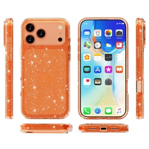 เคสแข็งแบบมีกลิตเตอร์สำหรับ iPhone 17 Pro Max ฝาหลังแบบวิบวับ สำหรับ iPhone 11/12/13 เคสโทรศัพท์แบบมีกลิตเตอร์ ทำจากพลาสติกแข็ง - Product Image 3
