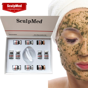 Miếng Bọt Biển Tinh Thể Băng Màu Xanh Dương 80% Chắc Chắn Bộ Dụng Cụ Lột Tảo Bẹ Với Pepptides Đồng Xanh Dương - Product Image 1