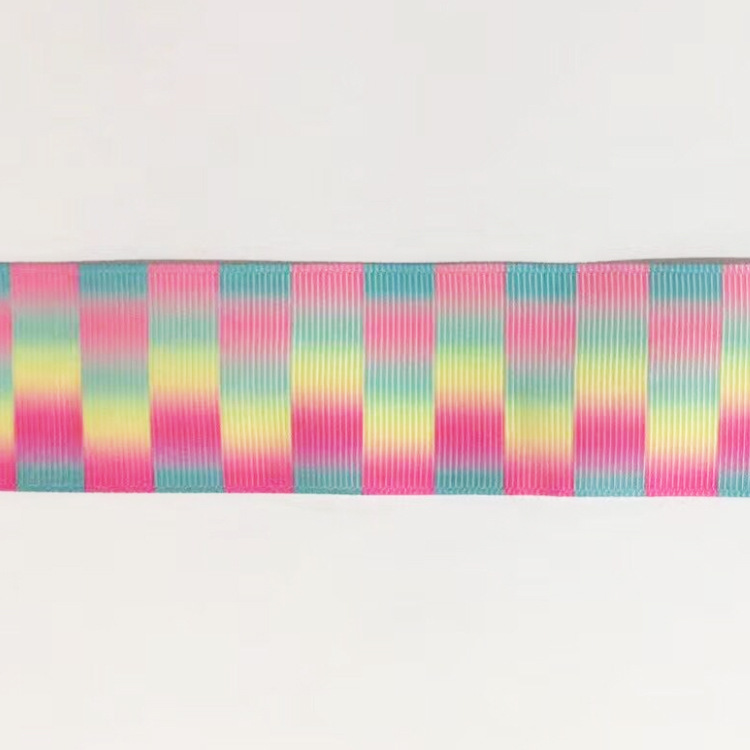 Gift Wrapping Ribbons Roll Packing OEM Logo Ribbon Polyester Custom Printed Ribbon With Logo