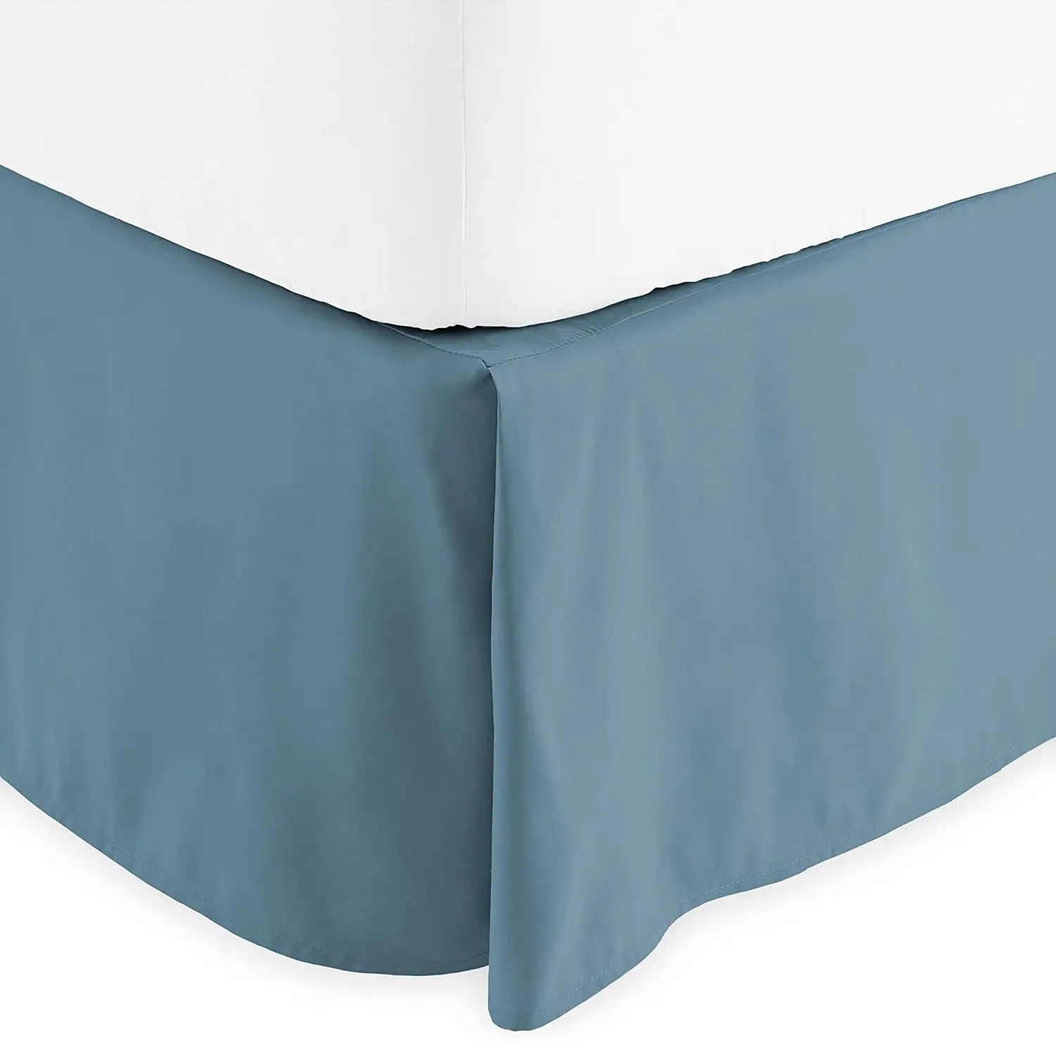 Bed Skirt Double Brushed Microfiber (Queen Dark Blue)