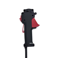 Kit d'interrupteurs de démarreur en PP noir durable de qualité supérieure pour débroussailleuse, pièces de rechange pour démarreur à gâchette de petite tondeuse à gazon