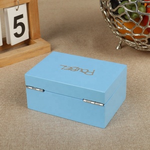 ODM/ OEM Small Wooden Gift Boxes Custom Logo Luxury Wooden Jewelry Box With Magnetic Lid