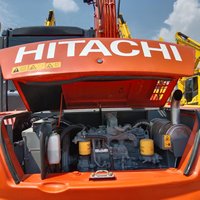 Excavatrice d'occasion Hitachi ZX60 pré-testée, moteur Hitachi d'origine, poids opérationnel de 6 tonnes, capacité de la benne de 0,24 m³, pour usage agricole