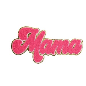 Etiquetas 3D Personalizadas Flexibles de Gran Tamaño con el Alfabeto para Diversos Festivales, Parche de Chenilla con la Letra Mama, para Planchar en la Ropa - Product Image 5