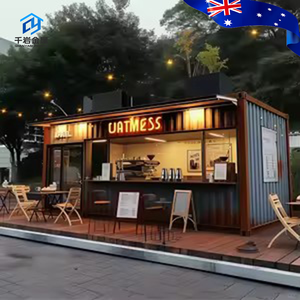 Contenedor Móvil Prefabricado para Bar, Kiosco Comercial Portátil, Construcción Modular para Proyectos de Construcción Rápida, con Certificación EU CPR - Product Image 1