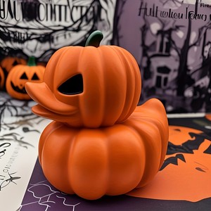 Decoración de Halloween de Calabaza y Pato Impresa en 3D, Ecológica, de PLA, Novedad Transfronteriza Más Vendida, Regalo Festivo para Fiestas Creativas - Product Image 1