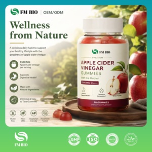 Gummies de Vinaigre de Cidre de Pomme OEM ODM 1500mg Véganes avec Betterave, Grenade et Vitamines <span class=keywords><strong>B</strong></span> – Complément Digestif et Métabolique – 90 unités - Product Image 1