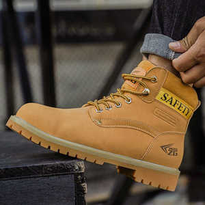 ZG 8813-5 <strong>Winter</strong> Safety <strong>Boots</strong> for Construction <strong>Work</strong> Microfiber Leather &amp; Steel Toe with Kavlarr Midsole Rubber Middle Cut <strong>Boot</strong> - Product Image 4