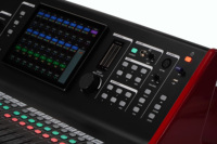 Console de mixage audio numérique professionnelle GOX-LM32 32 canaux en métal, vendue par le fabricant, avec écran tactile pour montage en rack