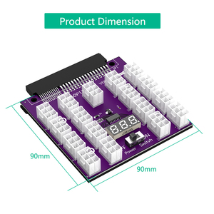 Versi Upgrade ATX Papan Breakout Catu Daya dengan Konektor Daya 17 Buah ATX 6Pin - Product Image 2