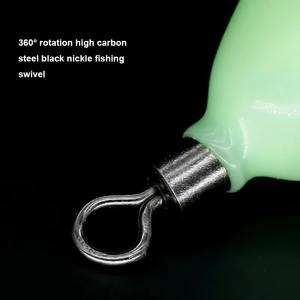 Plombs de pêche en forme de <span class=keywords><strong>torpille</strong></span>, lumineux, recouverts de plastique, 18g-150g, poids de pêche en acier à haute teneur en carbone, avec émerillon - Product Image 4