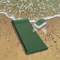 Matelas pneumatique gonflable en mousse imperméable ultra-léger, compact, confortable, extra épais, avec pompe intégrée, pliable, 1-2 personnes