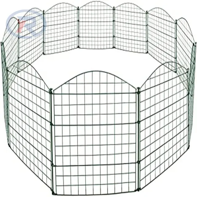 Steel Powder Coated Portable Versatile Pond Fence Garden Boundary Safety Fences for European Market