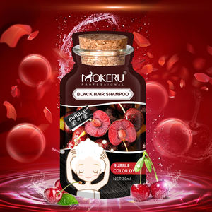 Mokeru Fabricant 30ml * 6 <span class=keywords><strong>Buuble</strong></span> Shampooing de coloration capillaire Fomular naturel dans la teinture capillaire Bulle - Product Image 4