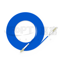 Cordon de brassage à fibre optique blindé LC LC 3m Multimode Simplex 3.0mm pour réseaux industriels