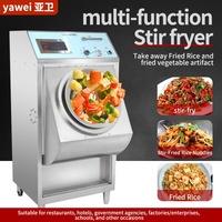 Yawei G50AAC friteuse à tambour haute puissance entièrement automatique robot de cuisson et de friture commercial wok intelligent