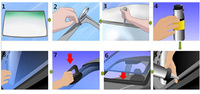 GNS PU365 Chine Fournisseur One Part Automobile Windshield Pu Sealant Adhesive