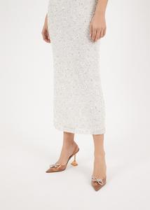 2022 elmas slingback balo düğün topuklu kadın elbiseleri topuklu pompalar açık yeşil mor kadın ayakkabı pompaları açık topuklu kadınlar için - Product Image 5