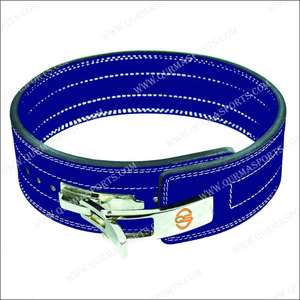 Ceinture de fitness en cuir robuste et durable de 13 mm, personnalisable, avec boucle à levier, soutien dorsal, réglable et respirante - Product Image 2