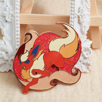 Épingles à revers en émail, vente en gros d'usine, épingles à chapeau de dessin animé, badge en métal, design de dragon, épingles en émail dur personnalisées