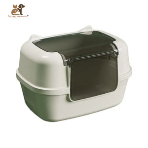 Caixa de Areia para Gato Jumbo de Plástico com Capacidade de 20L, Ecológica, Fácil de Limpar, Design à Prova de Respingo e Controle de Odor - Product Image 1