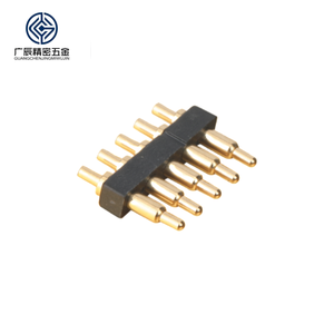 Wholesale Spring <strong>Contact</strong> 5 Pin Pogo Pin Connector Gold Plated Wire to Board Pogo Pin Connector - Product Image 2