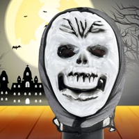 Vente en gros de Masque d'Halloween en plastique blanc pour événements promotionnels et maquillage de balle