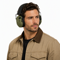 Protège-oreilles de chasse et de tir électroniques, protection auditive, amplification, pliables, bandeau réglable, ABS, certifiés CE, réduction du bruit de 29 dB
