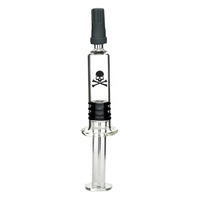 Piston pharmaceutique en métal doré de 1ml personnalisé Piston en plastique Luer Slip Lock Seringue préremplie en verre avec boîte d'emballage unique