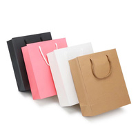 Sac en papier de Shopping Logo personnalisé usine vente en gros sacs d'emballage cadeau emballage écologique