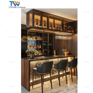 <span class=keywords><strong>Bancone</strong></span> <span class=keywords><strong>Bar</strong></span> LED Curvo in Marmo di Lusso Moderno per Hotel, Centri Commerciali e Locali Notturni - Product Image 5