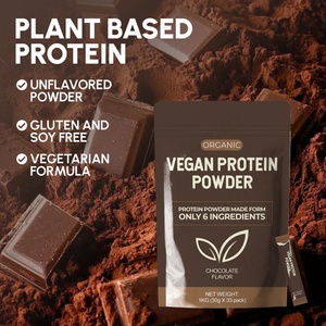 AMAZ Custom Private Label OEM ODM Immune Support Lean Muscle Hunger/Bloating Support Adults Gluten Free Vegan Pea <strong>Protein</strong> Powder - Product Image 1