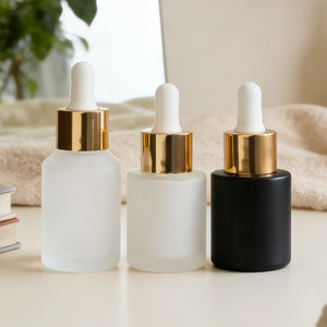 Flacon compte-gouttes en verre de 10 ml de qualité supérieure, personnalisé, avec bouchon à vis, pour les soins personnels, vide, de 30 à 500 ml - Product Image 2