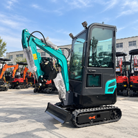 Mini-excavatrices Ce Epa 1 tonne, 1,5 tonne, 1,6 tonne avec flèche pivotante