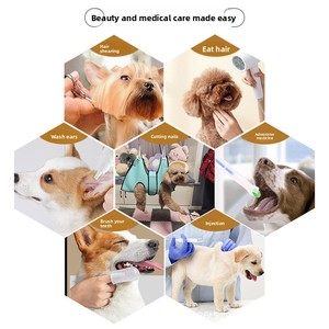Hamaca para el Cuidado de Mascotas, para Perros y Gatos, Herramienta Antiarañazos, Soporte para Cortauñas, Herramienta para Administrar Medicamentos y Alimentar - Product Image 2
