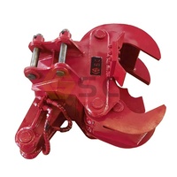 Cisaille hydraulique pour arbres, cisaille à bois pour excavatrice, grappin à bois, scie pour l'élagage des arbres, machine pour couper et saisir les branches