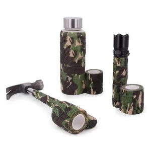 YUHUAN Camouflage Haftenden Umfang Wrap Military Camo Stretch Verband Gun Rifle Shotgun Camping Jagd Band